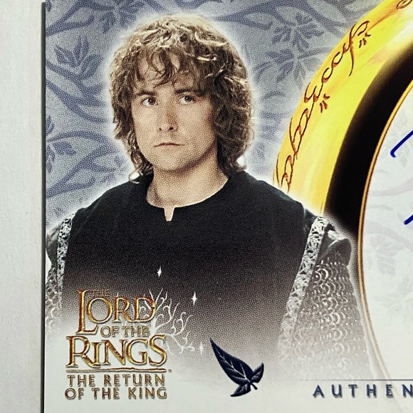 BILLY BOYD AUTOGRAPH CARD / Pippin From LOTR: Return Of The King / Topps / 2003 - Picture 2 of 7